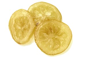 Getrocknete Zitronen